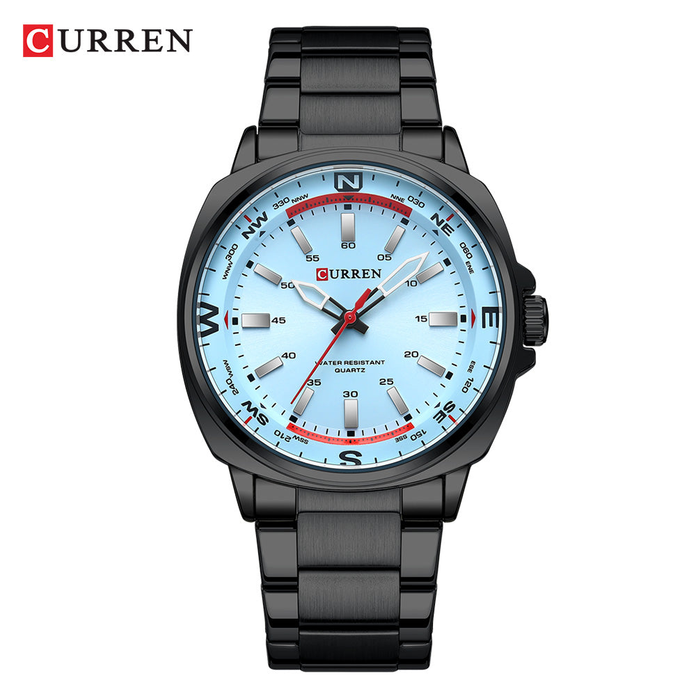 CURREN Stainless Steel Watch For Men With Box 8455