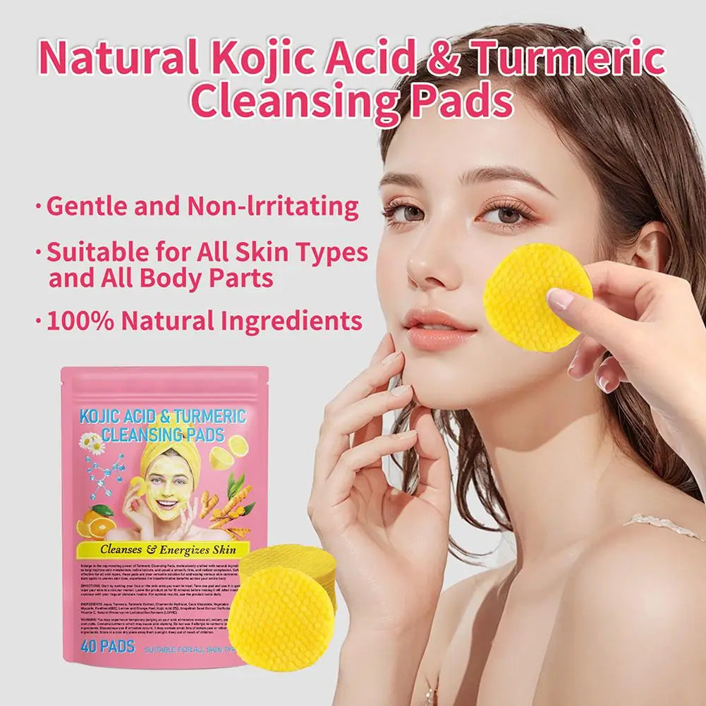 Turmeric Kojic Acid Cleansing Pads