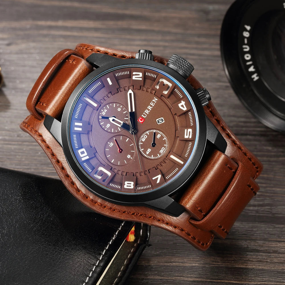 100% Original Watch Male Waterproof (Box) Curren 8225