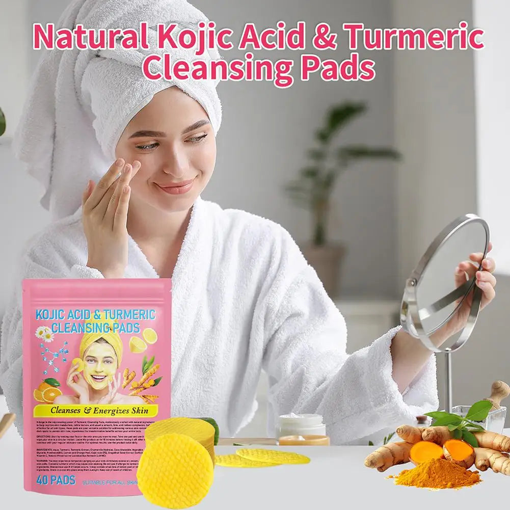 Turmeric Kojic Acid Cleansing Pads