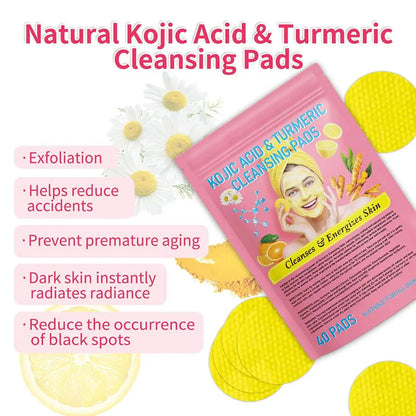 Turmeric Kojic Acid Cleansing Pads