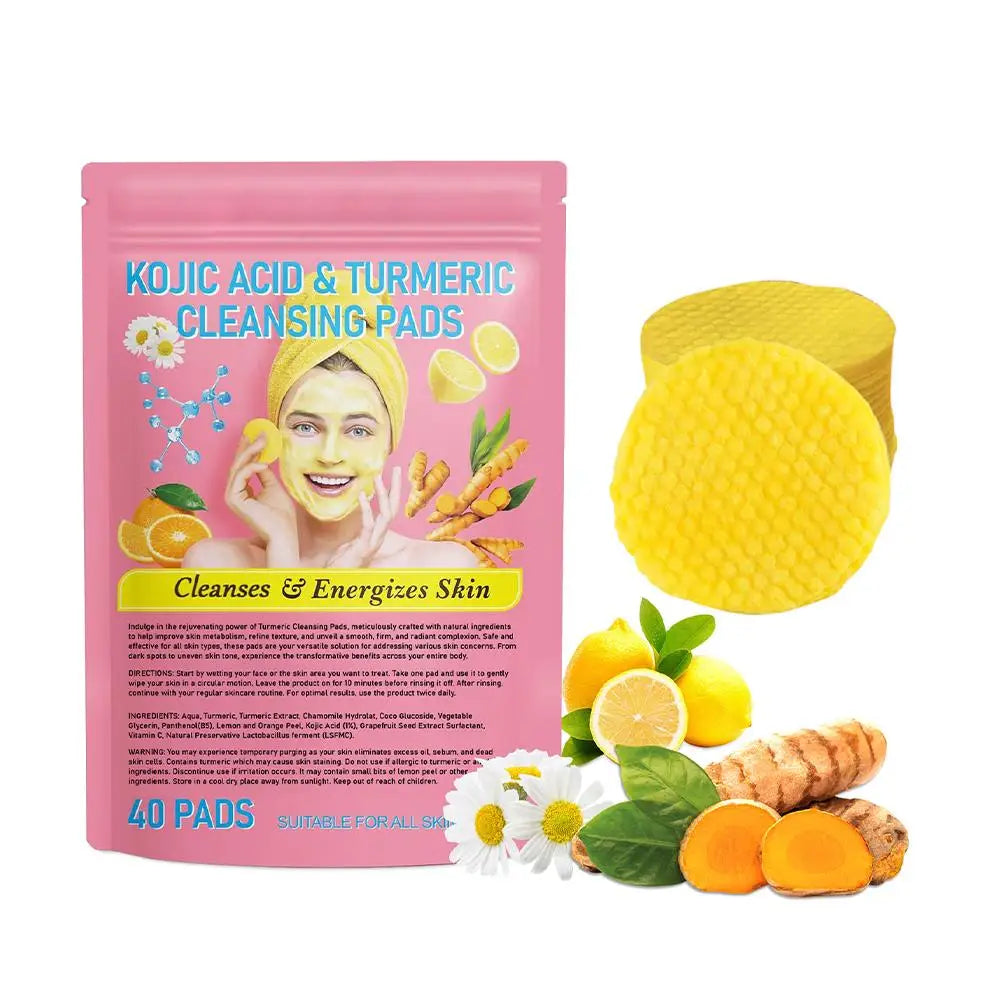 Turmeric Kojic Acid Cleansing Pads