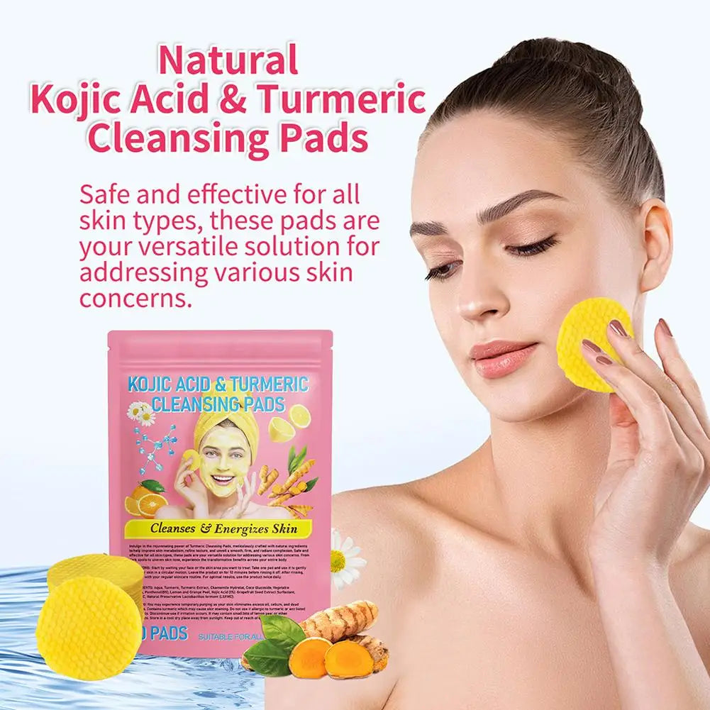 Turmeric Kojic Acid Cleansing Pads