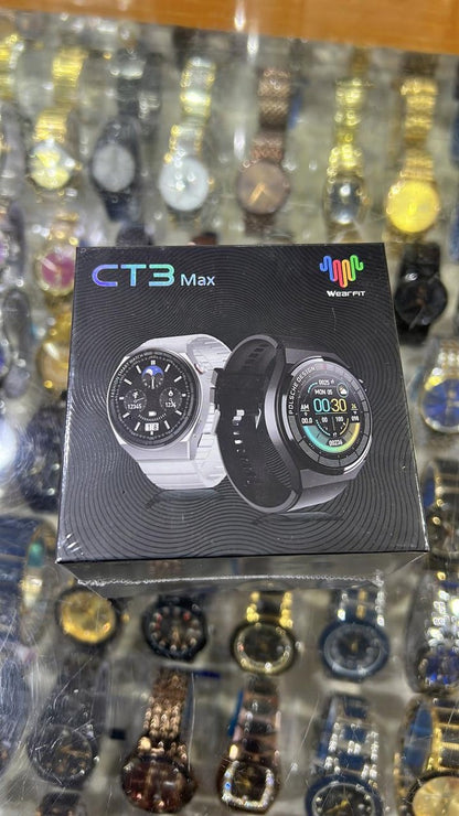 CT3 Max German Black Smart Watch